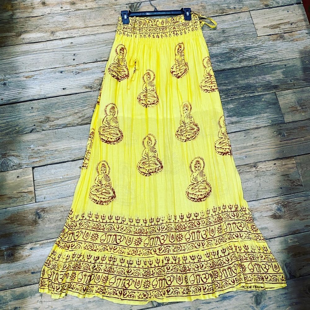 Harem yoga long open dress maxi